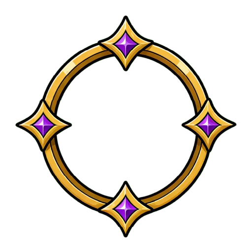 Four-Point Amethyst frame